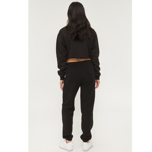 $5 Add-on | Soft high waist joggers black (size M) - Picture 11 of 12